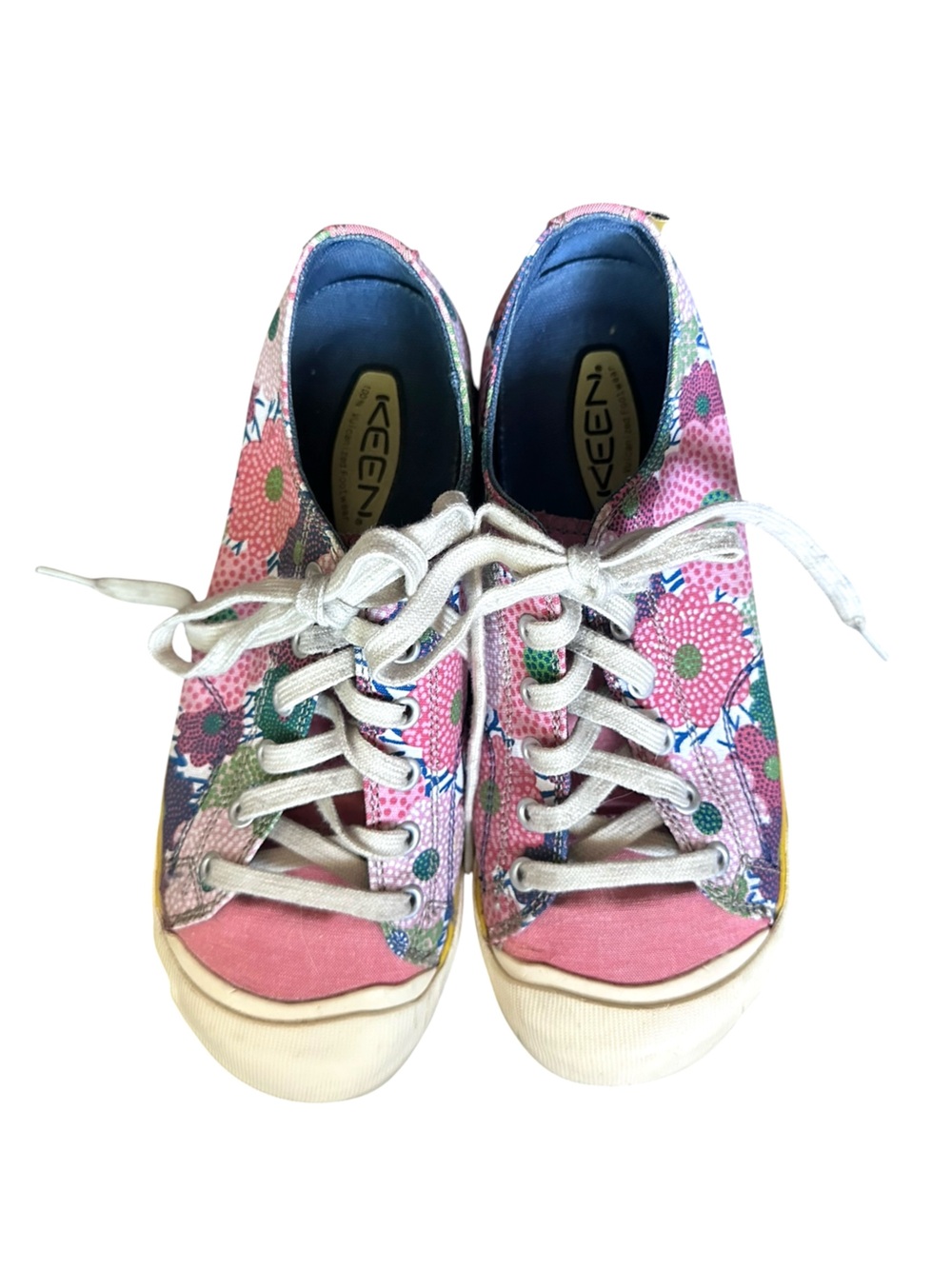 Keen Coronado Canvas Sneakers Pink Floral Size 8